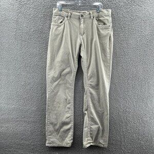 Bke Casuals Derek Pants Jeans Mens 34L Khaki Straight Leg *